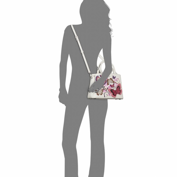 DKNY Paige leather butterfly satchel - Picture 5 of 11